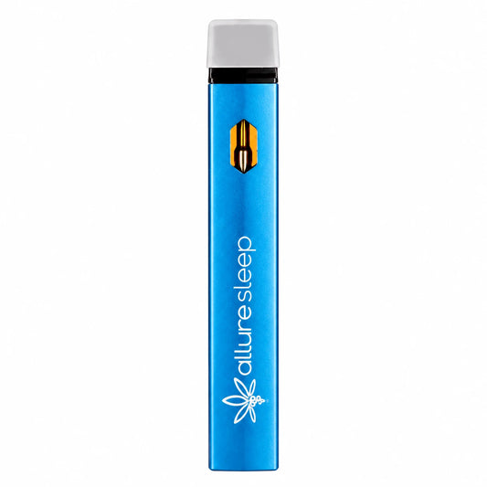 Allure Sleep CBD Vaporizer side view with 200mg CBD and Melatonin