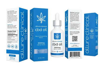 Allure Clinical 3000mg CBD Oil Tincture
