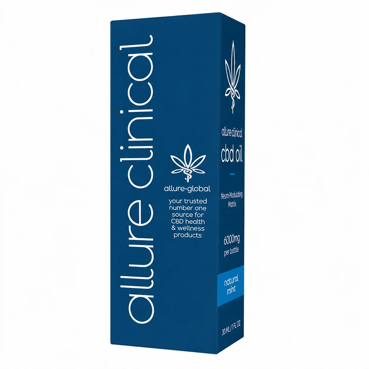 Allure Clinical 6000 CBD Oil Bottle Detail