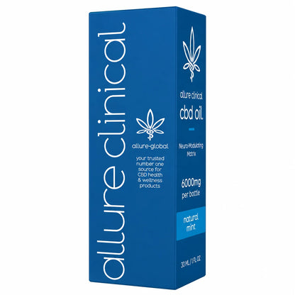 Allure Clinical 6000 CBD Oil Product Packaging