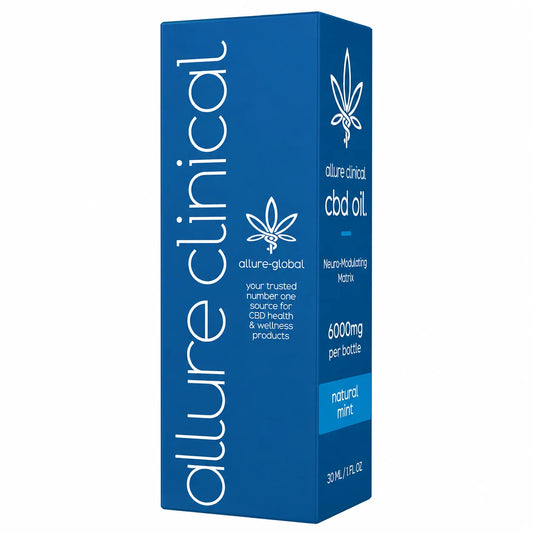 Allure Clinical 6000 CBD Oil Product Packaging