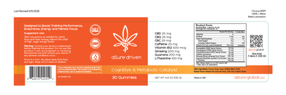 Allure Driven CBD gummies for focus energy and active lifestyle support
