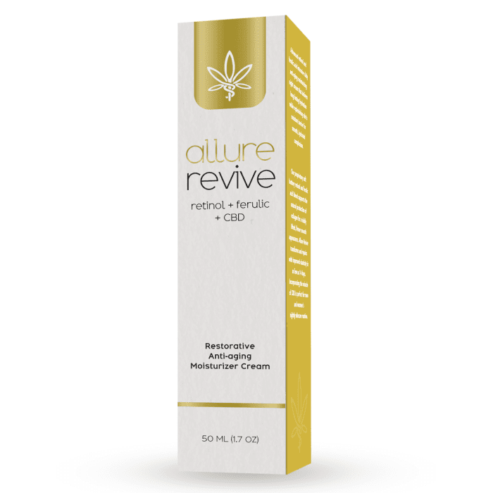 Allure Revive Night Cream with 250mg CBD, Retinol and Ferulic Acid