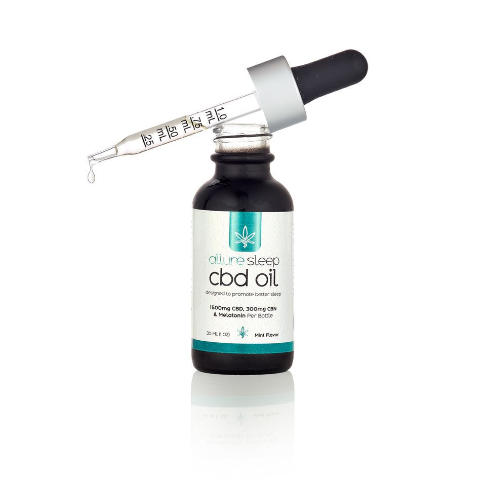 Allure Sleep CBD and CBN oil product with sleep support benefits