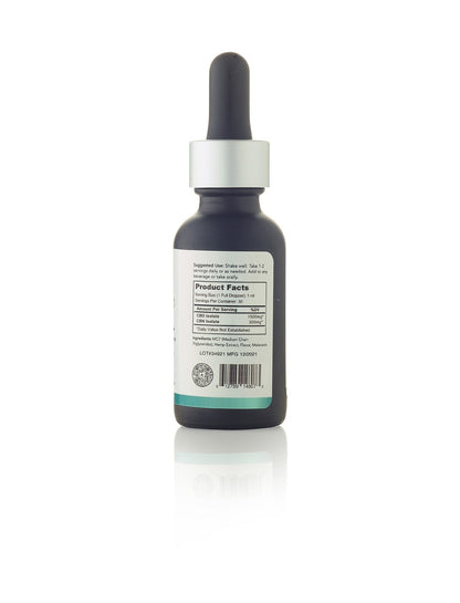 Allure Sleep CBD and CBN tincture product details and ingredients