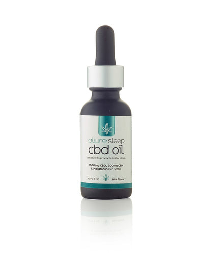 Allure Sleep CBD and CBN oil supplement facts and product information