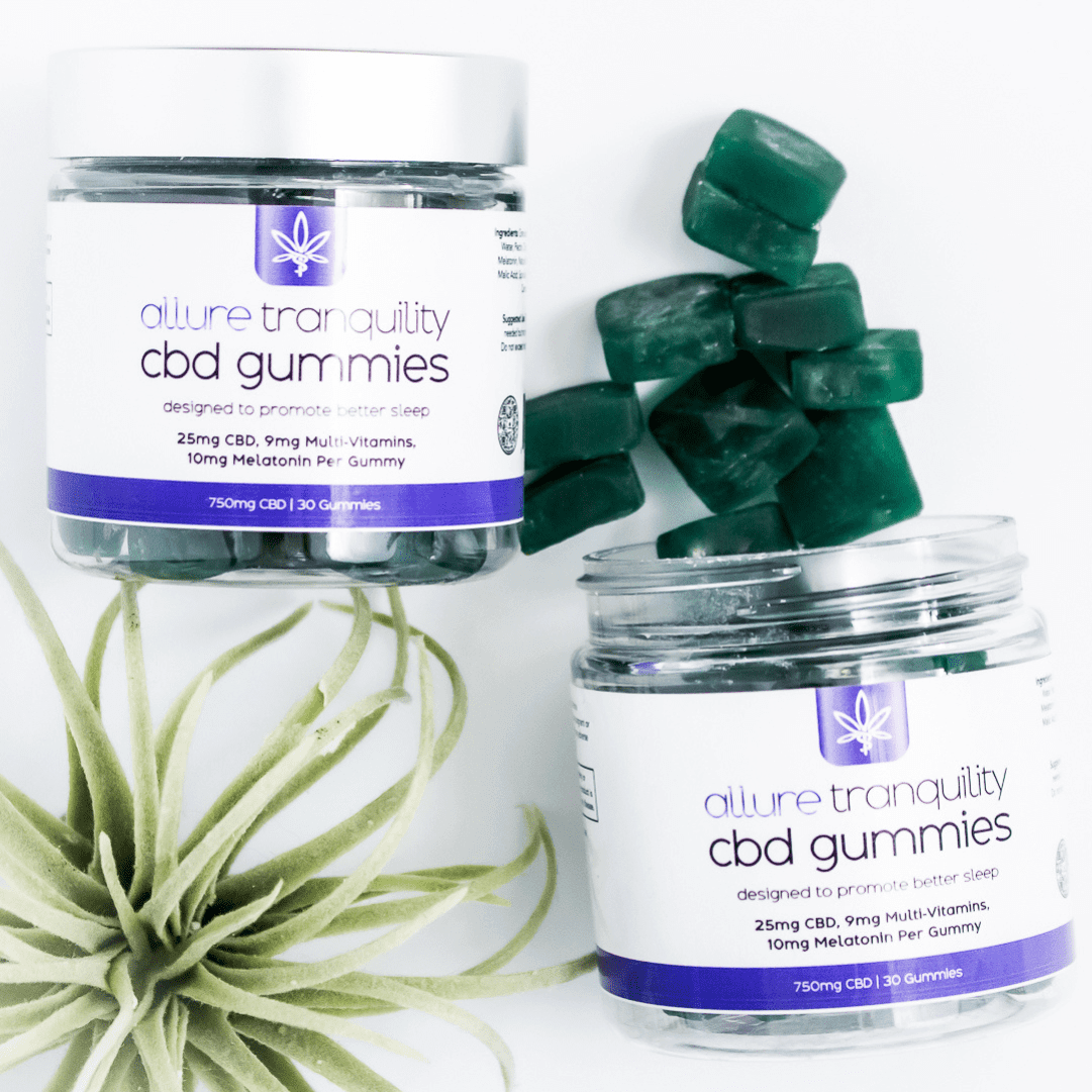 Allure Tranquility CBD Gummies with 25mg CBD per gummy