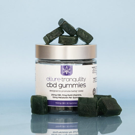 Allure Tranquility CBD Sleep Gummies with CBN and Melatonin 30 Count