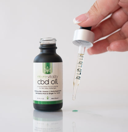 Allure Vitality Daily Broad-Spectrum CBD Oil 30mL product image for daily wellness