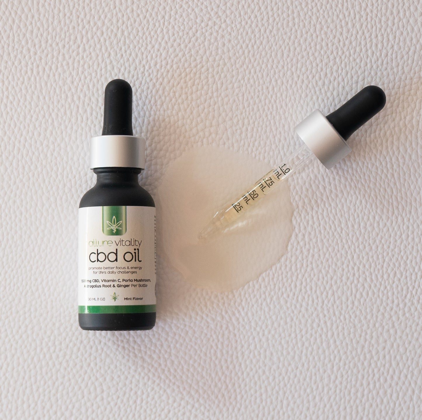 Allure Vitality Daily Broad-Spectrum CBD Oil 30mL product image for daily wellness