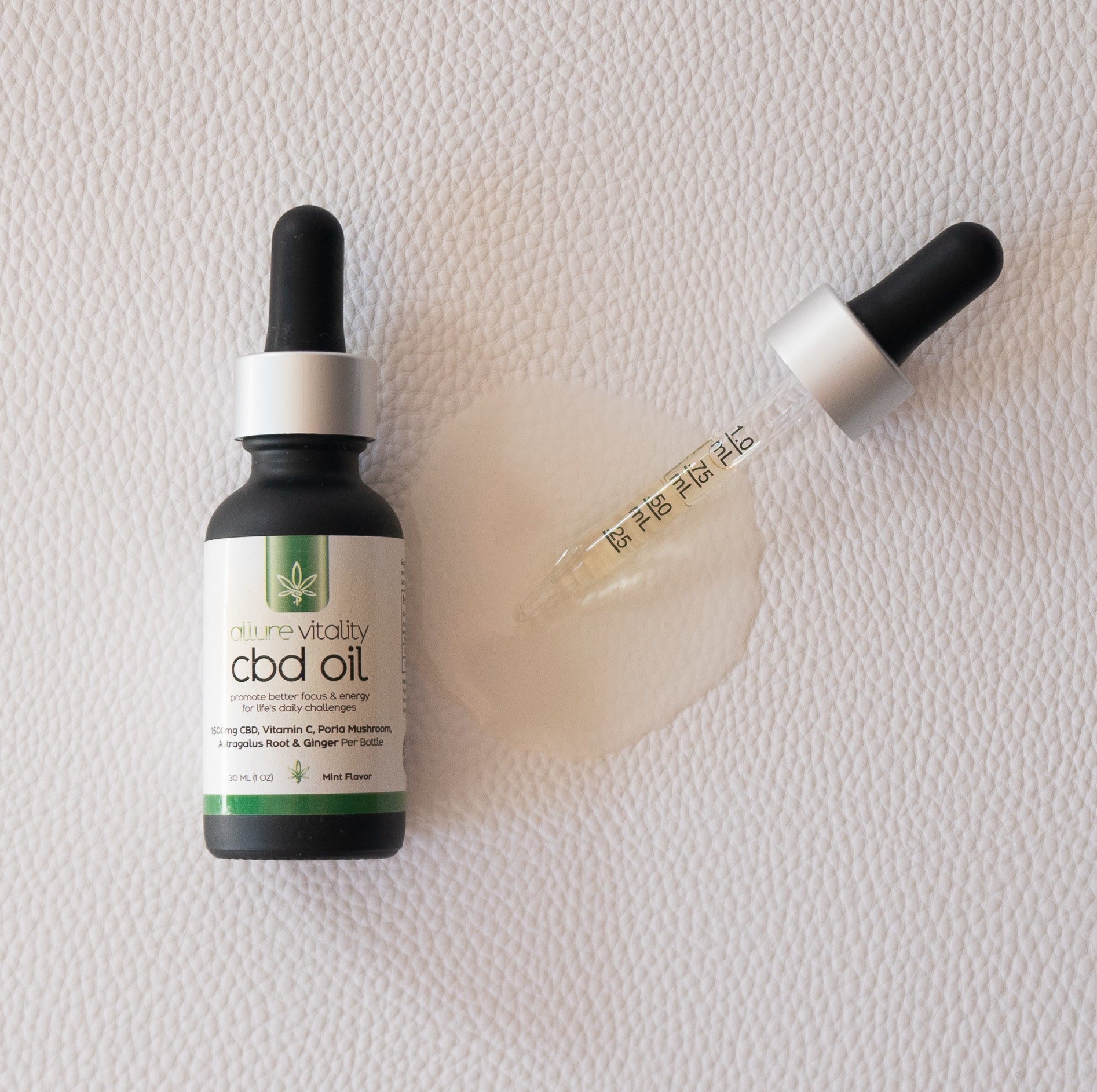 Allure Vitality Daily Broad-Spectrum CBD Oil 30mL product image for daily wellness