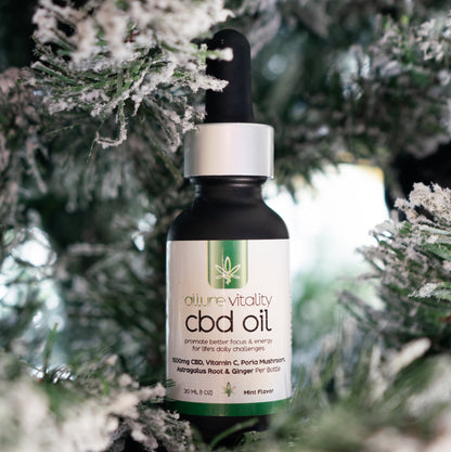 Allure Vitality Daily Broad-Spectrum CBD Oil 30mL bottle product image