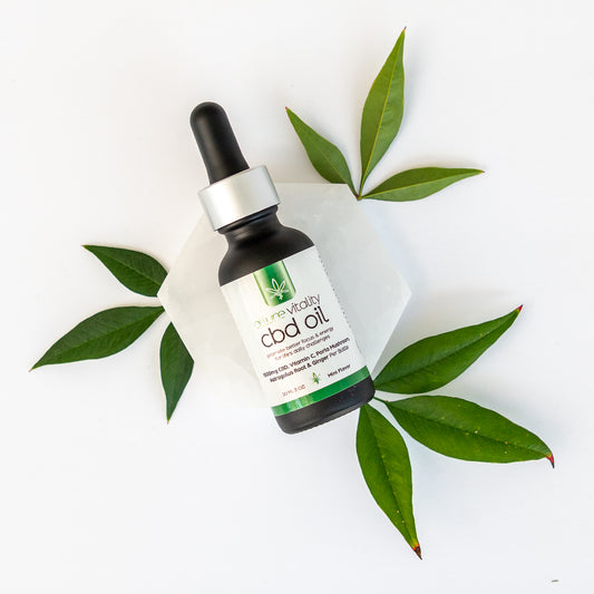 Allure Vitality Daily Broad-Spectrum CBD Oil 30mL bottle for daily wellness and homeostasis support