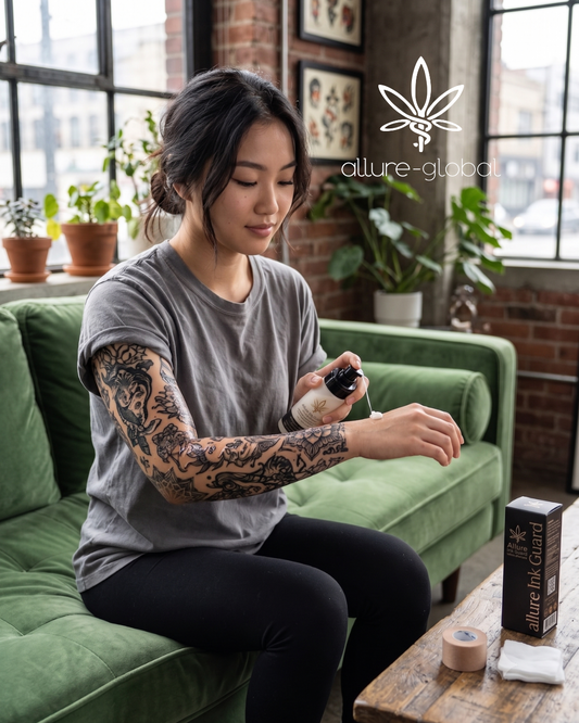 Allure Ink Guard Tattoo Aftercare Balm for tattoo aftercare and restorative healing