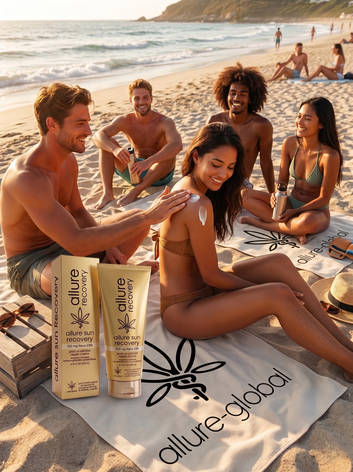 Allure Recovery After-Sun Care Lotion with CBD, Aloe Vera and Chamomile