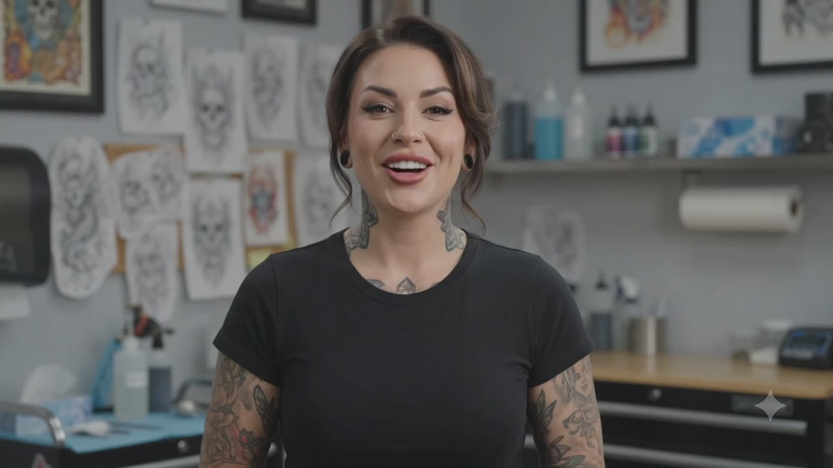 Allure Ink Guard Tattoo Aftercare Balm product demonstration video